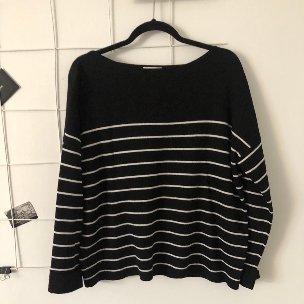 Black and White Stripped Sweater